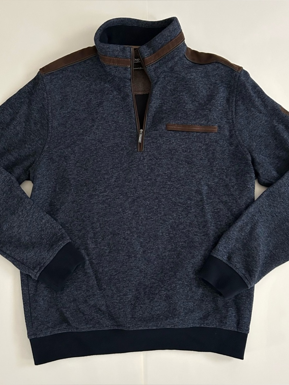 Bugatti Premium Finish Quarter Zip - Size XL - Mens